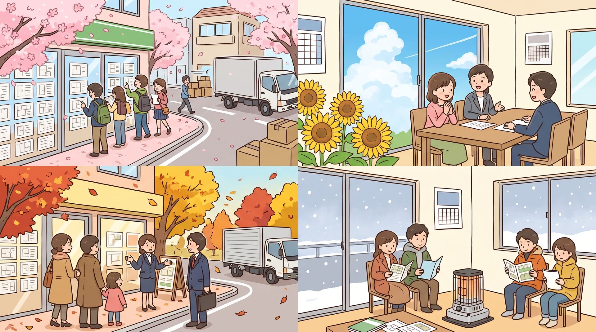【賃貸編】部屋探しのタイミングって？賃貸の繁忙期っていつ？得する時期・損する時期をプロが徹底解説！